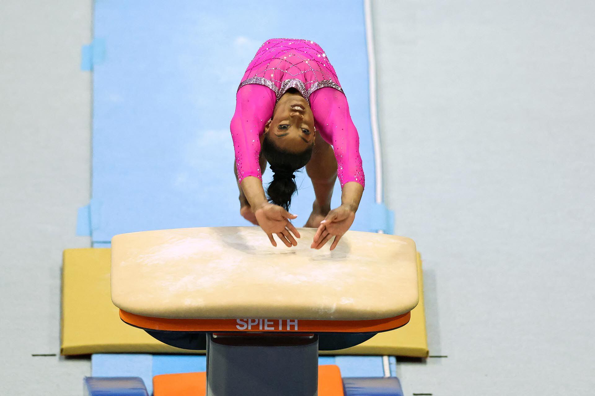 El sorprendente salto de Simone Biles a dos meses de los JJOO