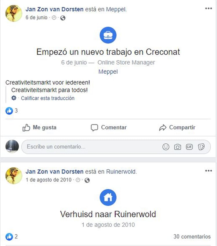 El joven de 25 años reactivó su cuenta de Facebook hace cuatro meses. (Foto: Facebook)