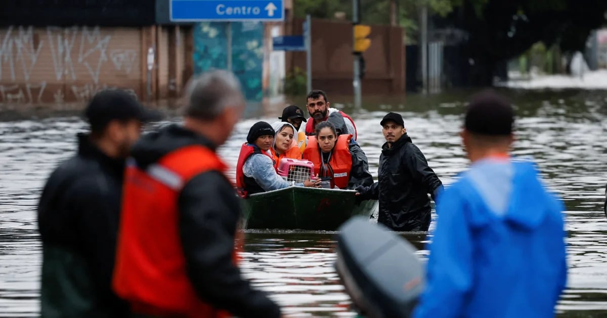 More than 80,000 people were rescued from their homes after floods in southern Brazil