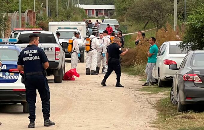 Escena del crimen en la calle Pachamama (Foto: El DoceTV)