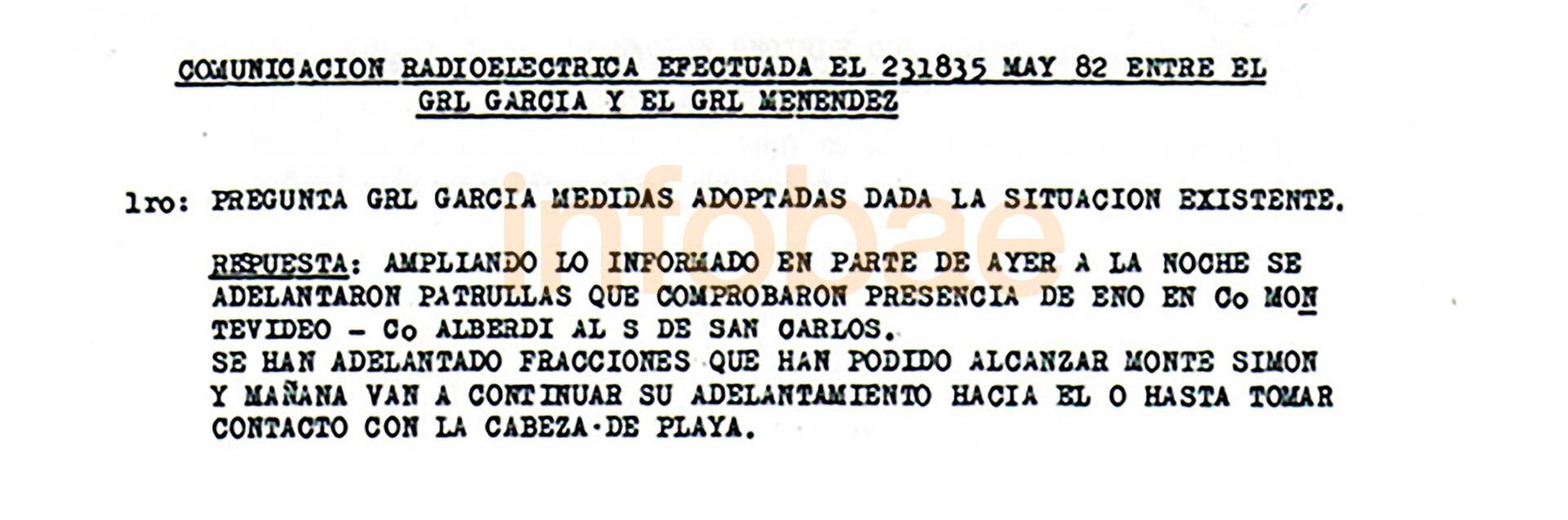 Malvinas- Desembarco ingles 21 de mayo- Documentos secretos