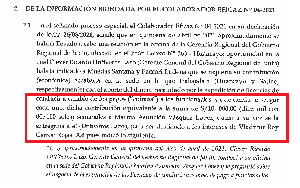 Ricardo Untiveros, flamante nuevo asesor de Perú Libre, es señalado en el caso Los Dinámicos del Centro.