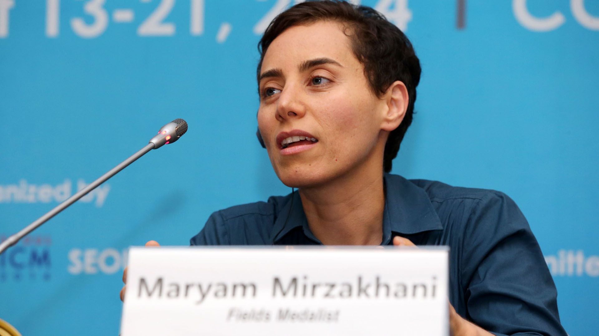 La iraní Maryam Mirzakhani fue la primera mujer galardonada con la Medalla Fields, uno de los premios más prestigiosos en matemática. (AFP)