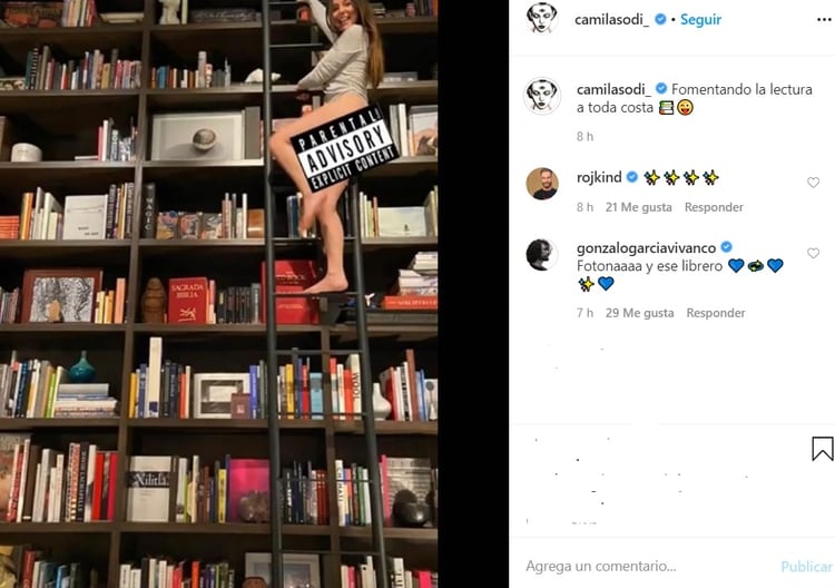 Camila Sodi ha compartido imágenes de cómo pasa su cuarentena (IG: camilasodi)