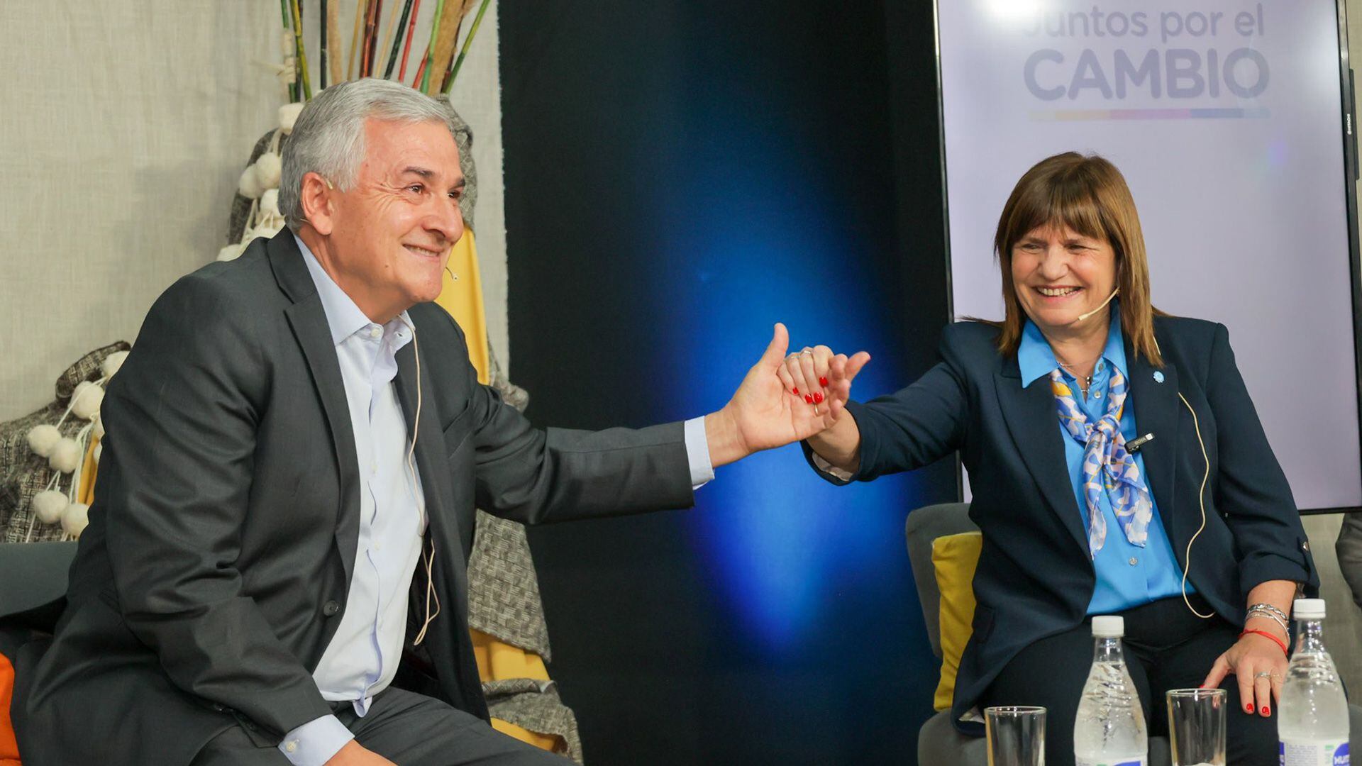 Patricia Bullrich y Gerardo Morales estuvieron juntos el lunes pasado en Jujuy