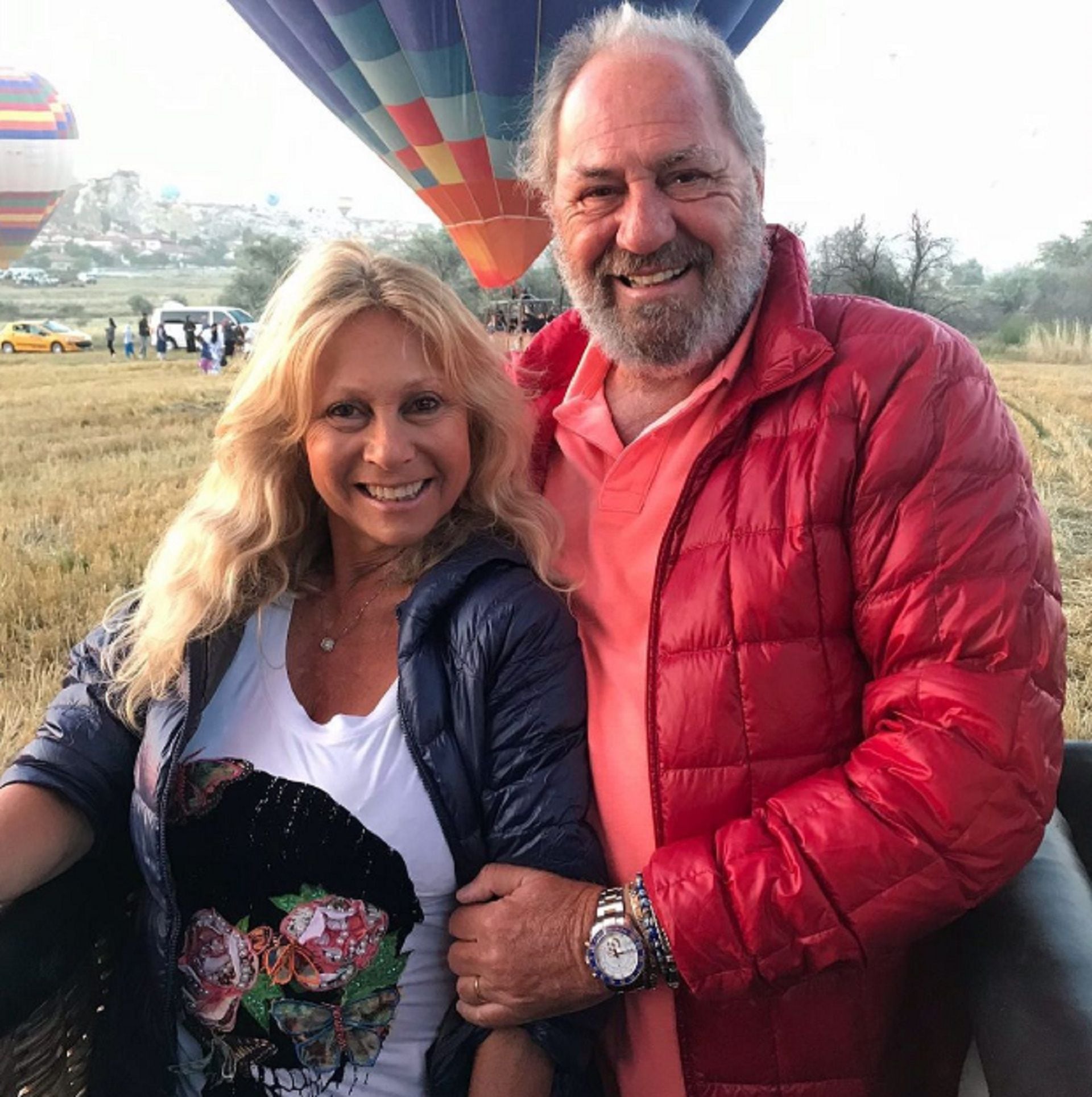 Ana Rosenfeld junto a Marcelo Frydleswsk, su marido durante 36 años