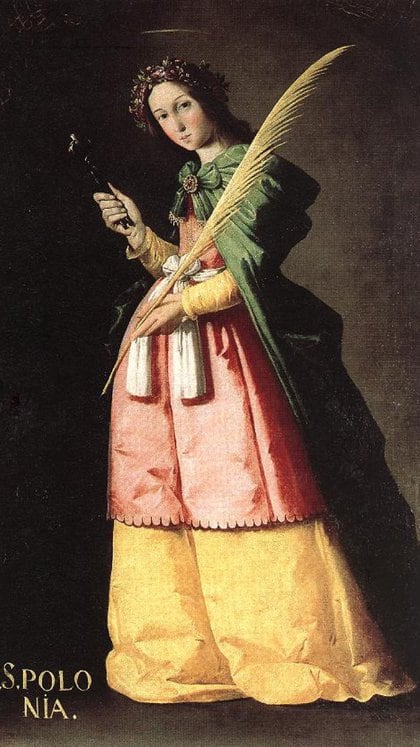 “Santa Apolonia” (1636) de Francisco de Zurbarán
