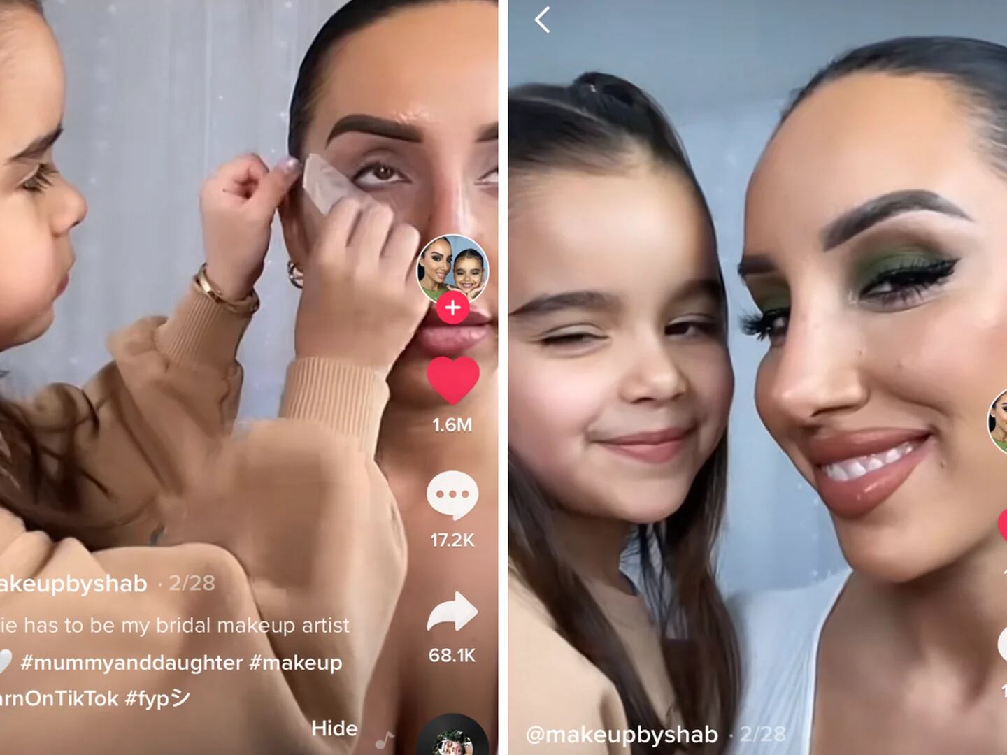 Viral на TikTok: 5-летняя девочка делает влияние, делая свою маму как  профессионала - Infobae