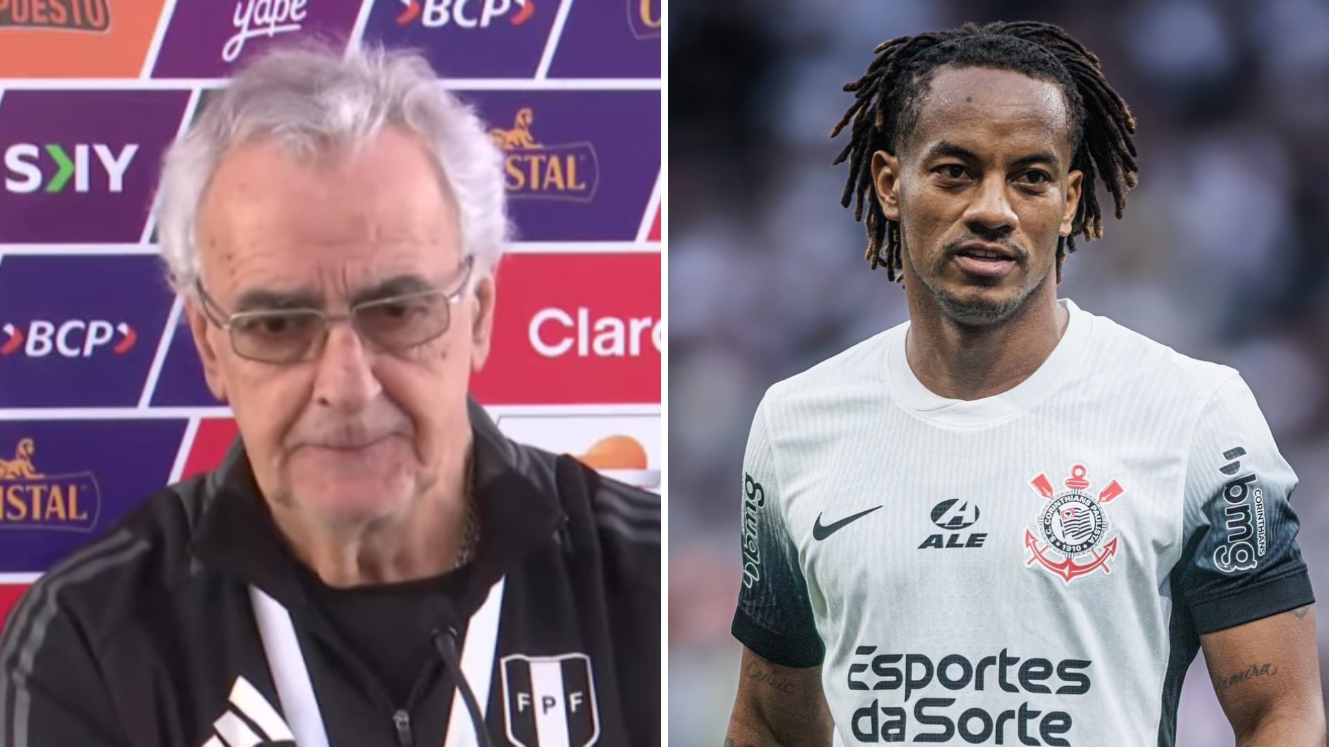 Jorge Fossati explicó ausencia de André Carrillo en convocatoria, pese a continuidad en Corinthians: “Si no es opción 1 o 2, prefiero no traerlo”