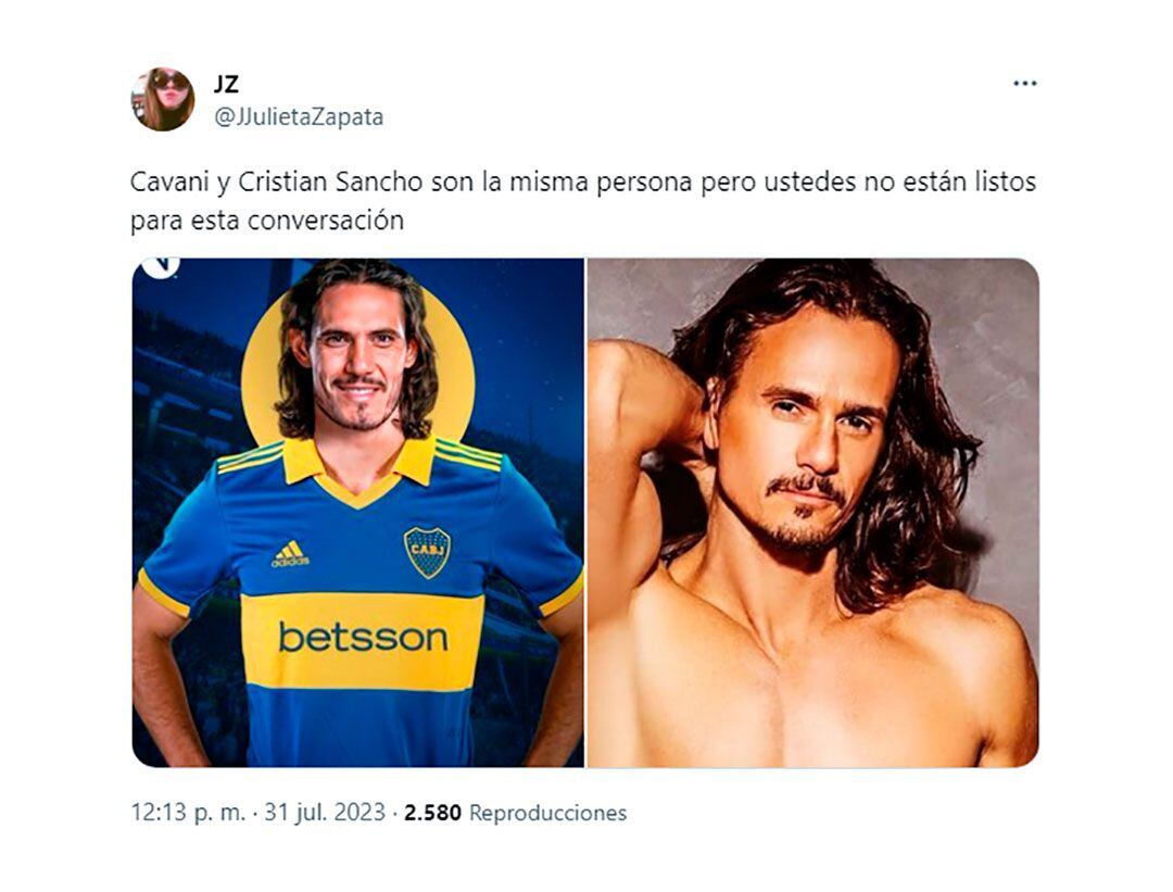 memes de Edinson Cavani como nuevo jugador de Boca y la comparación con Cristian Sancho