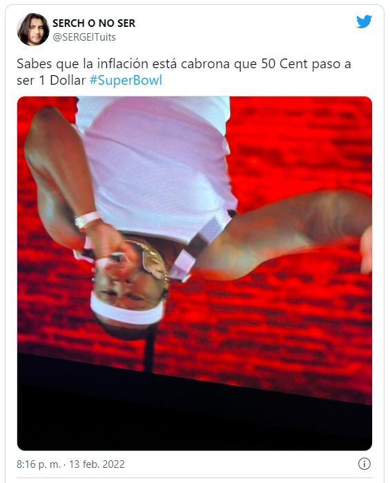 50 Cent aparece de cabeza en el Super Bowl y fans quedan sorprendidos por  su cambio físico: Los memes no faltaron - Infobae