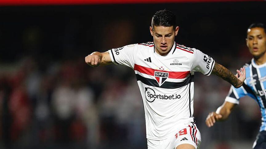 James Rodríguez con Sao Paulo