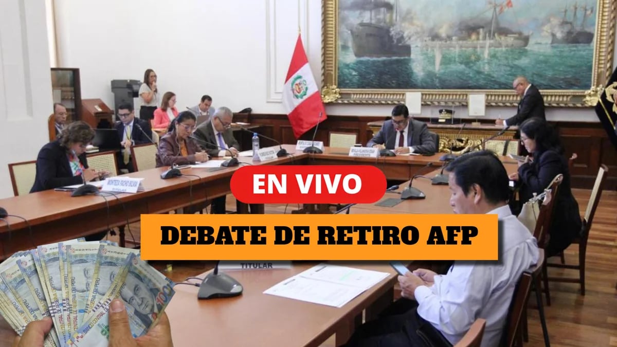 Retiro AFP EN VIVO: Comisión de Economía aprueba dictamen para nueva liberación de fondos de 4 UIT; todos los detalles del debate