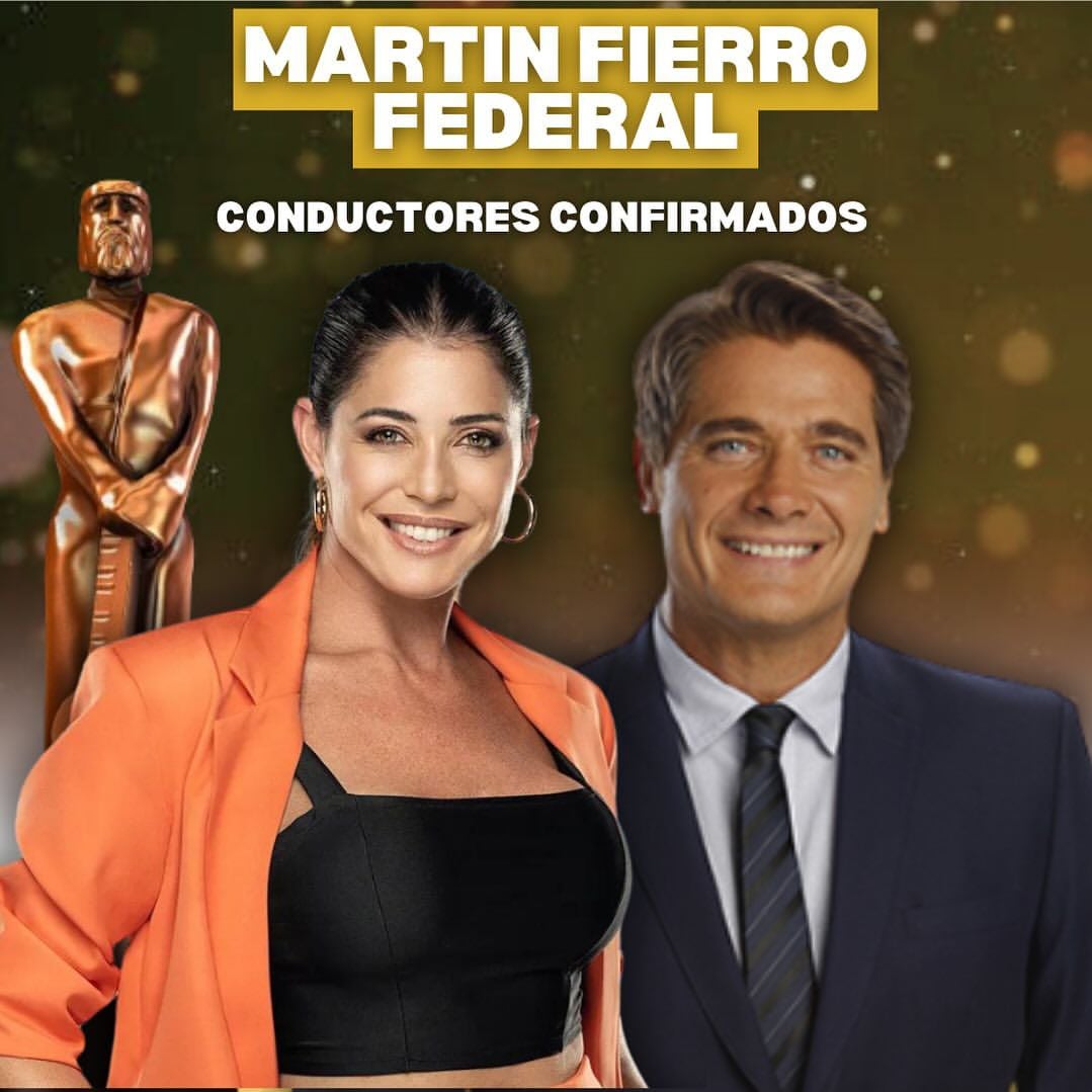 Se entregan los Premios Martín Fierro Federal: Pamela David y Guillermo Andino serán los conductores