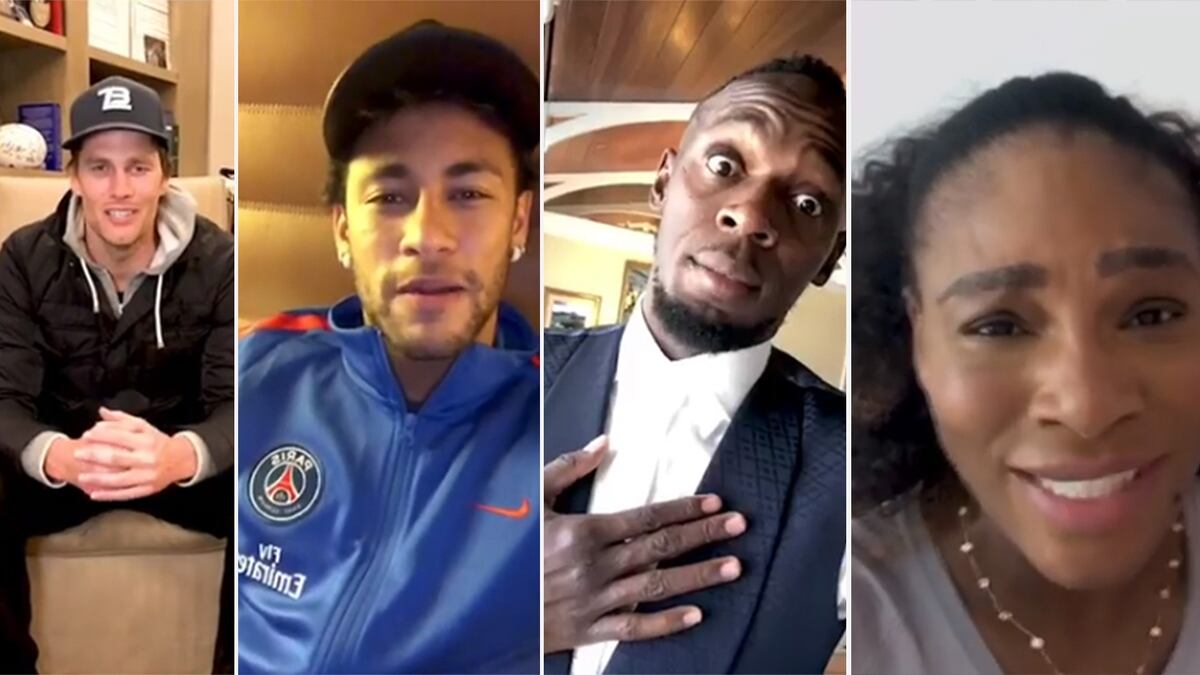 El saludo de Neymar, Serena Williams, Usain Bolt y Tom Brady para Beckham por su nuevo club de la MLS