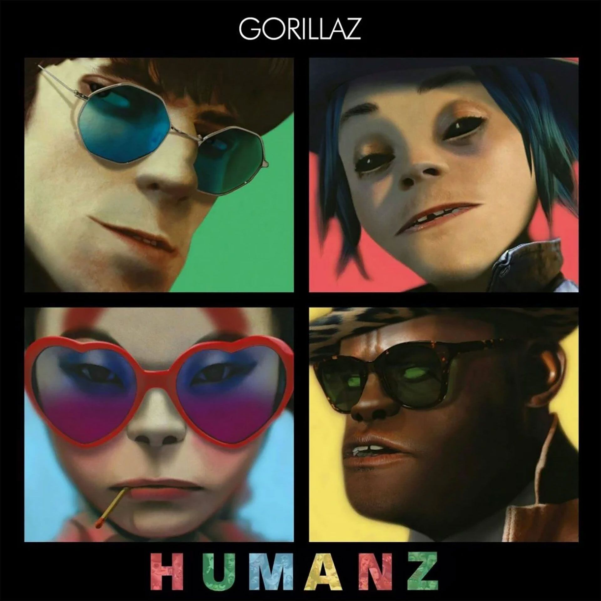 portadas discos - "Humanz" de Gorillaz