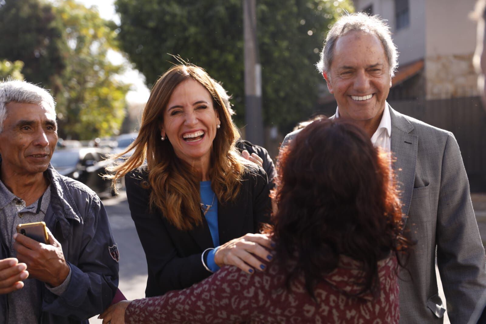 Victoria Tolosa Paz y Daniel Scioli