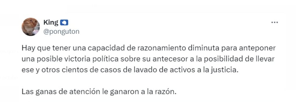 Usuarios en redes sociales se despacharon contra el presidente Petro tras sanción por revelar información confidencial - crédito @punguton/X