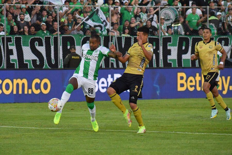 Atlético Nacional y Águilas Doradas volverán a cruzarse en unas finales en 2023 como pasó en la Liga Betplay. Foto: Colprensa