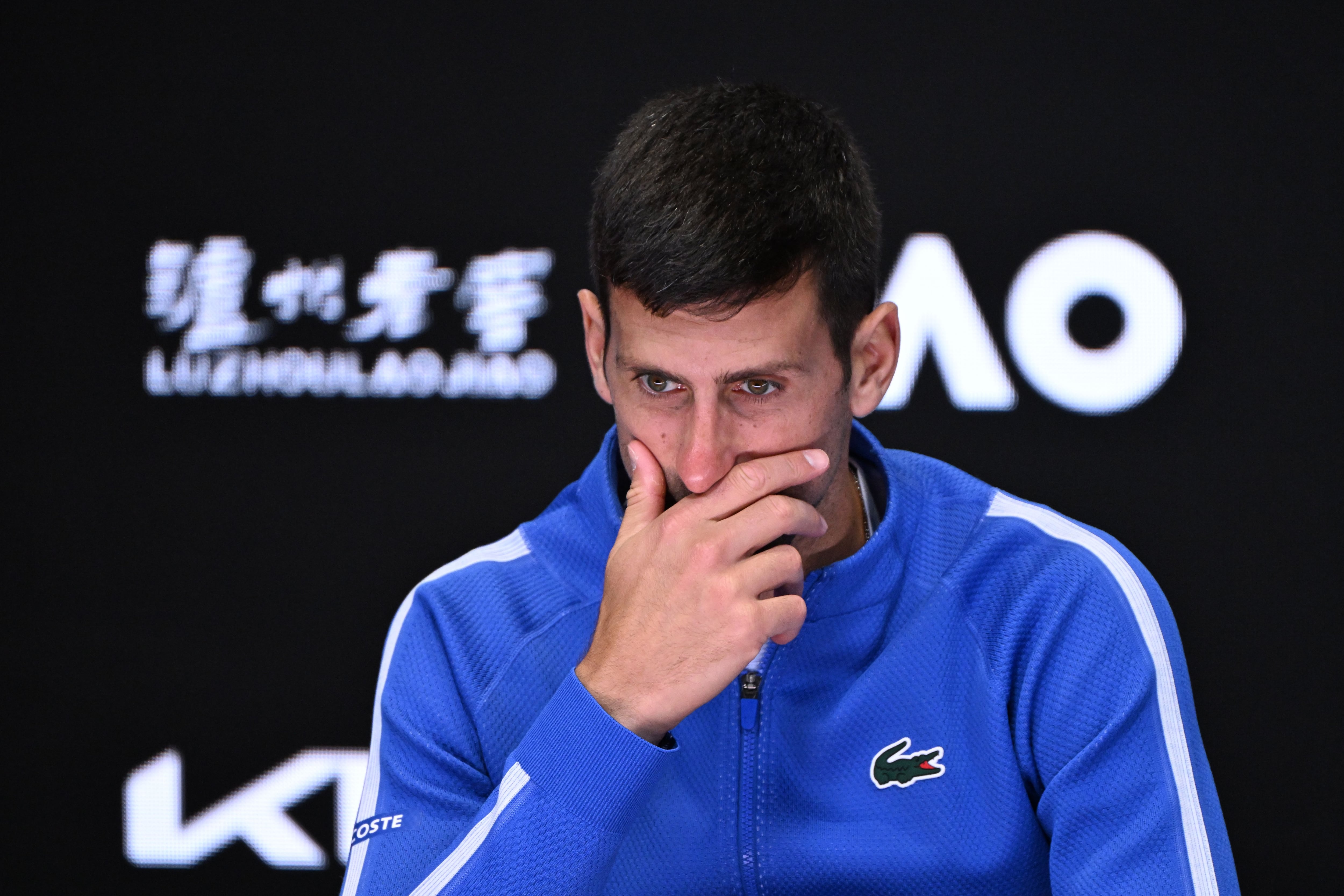 Novak Djokovic habló tras su caída en semifinales (Foto: AAP Image/James Ross)