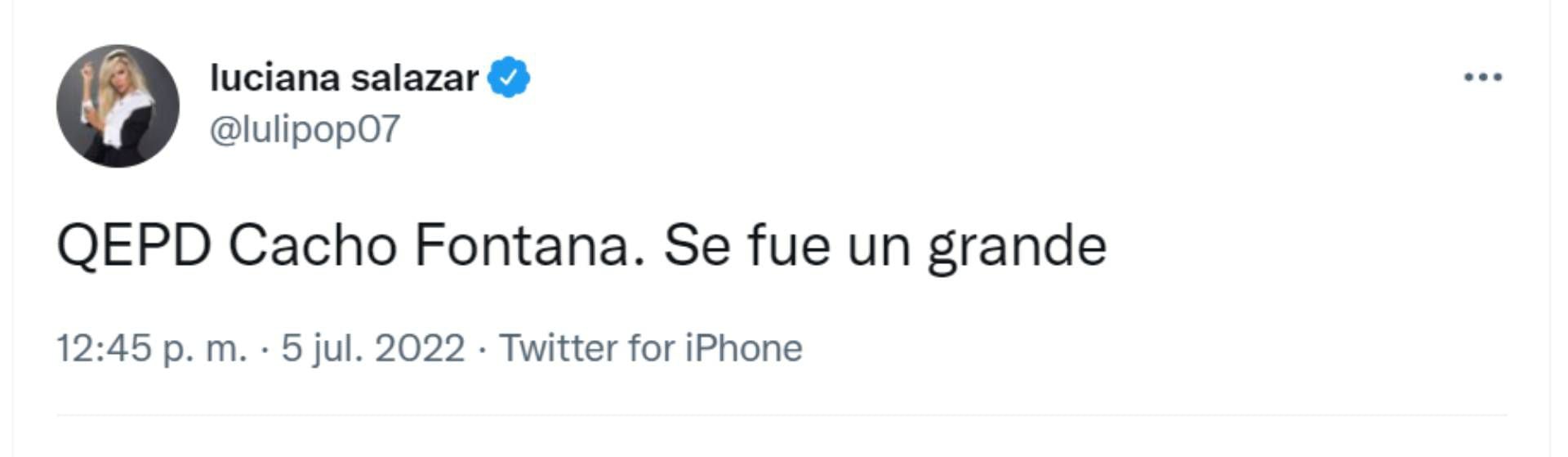 Los mensajes de los famosos por la muerte de Cacho Fontana