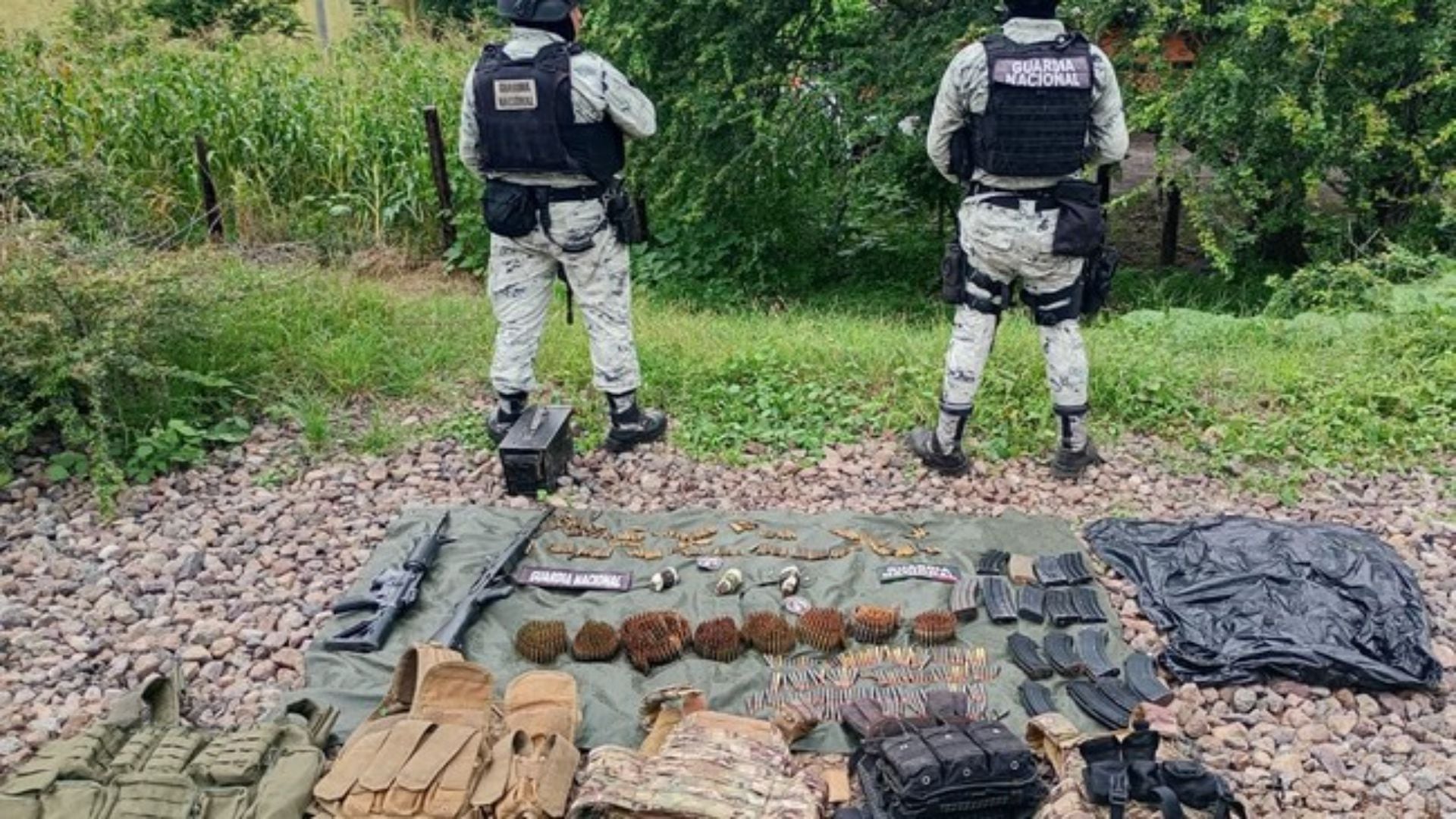 Armas decomisadas en Nayarit