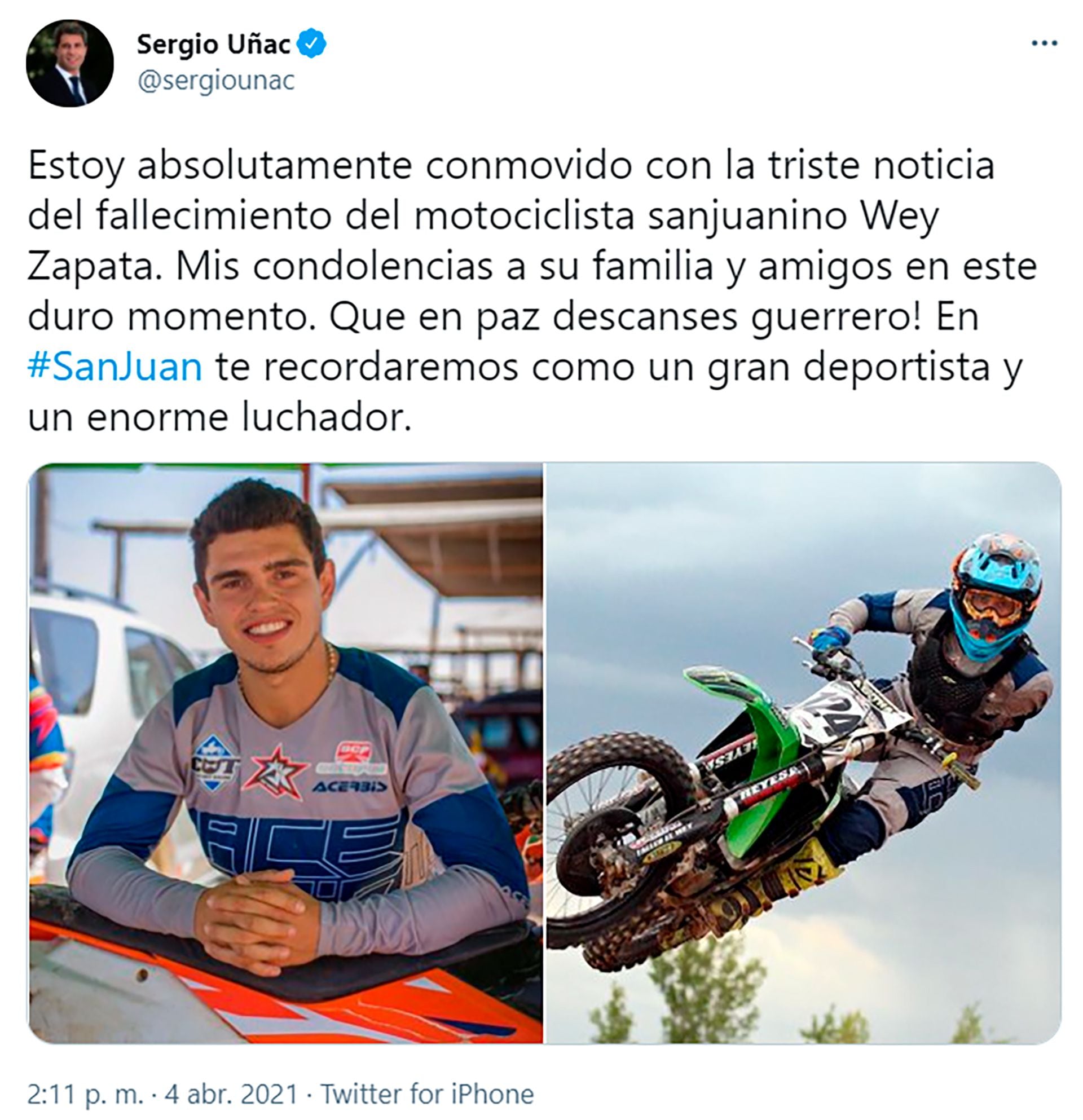 Piloto com braço amputado morre em corrida de motocross na Argentina, motovelocidade