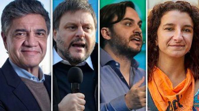 Candidatos porteños Jorge Macri Leandro Santoro Ramiro Marra Vanina Biasi