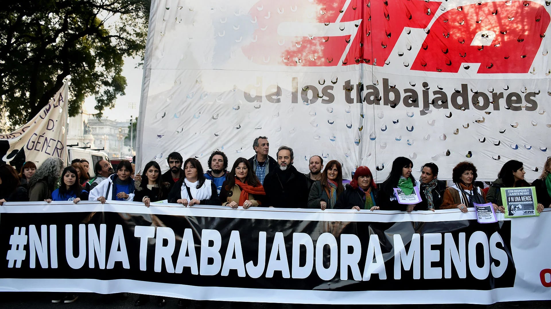 La CTA pidió que se terminen los despidos (Nicolás Stulberg)