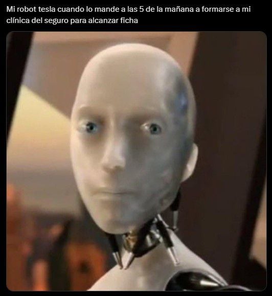 Los mejores memes del robot de Tesla en México. (X)