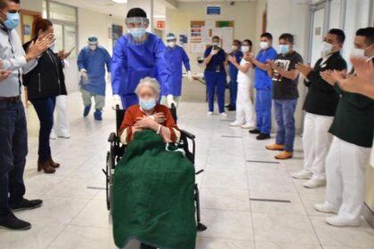 Estuvo hospitalizada durante 20 días y tuvo una recuperación satisfactoria Foto: (IMSS)