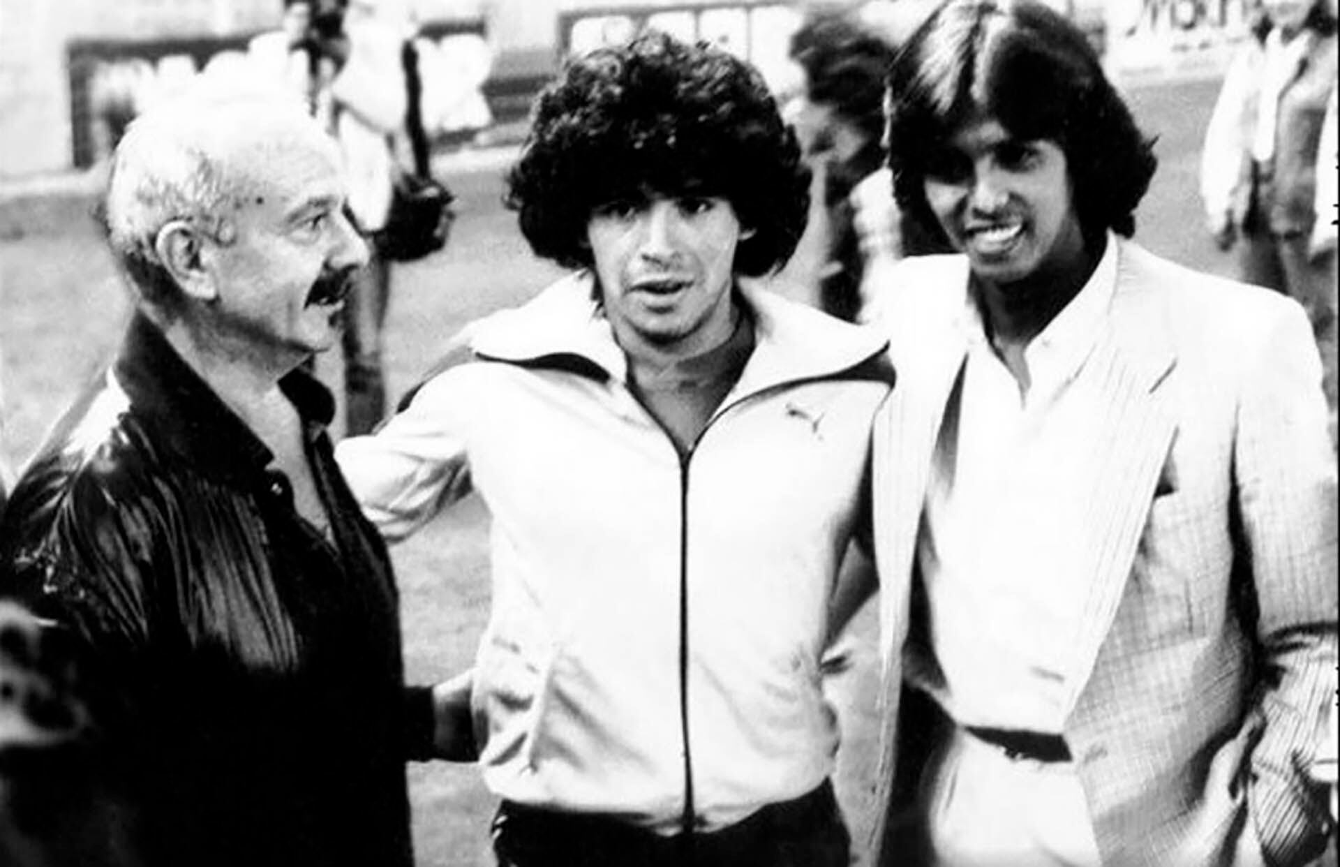 Jairo Boca, Carlos Bianchi y Diego Maradona