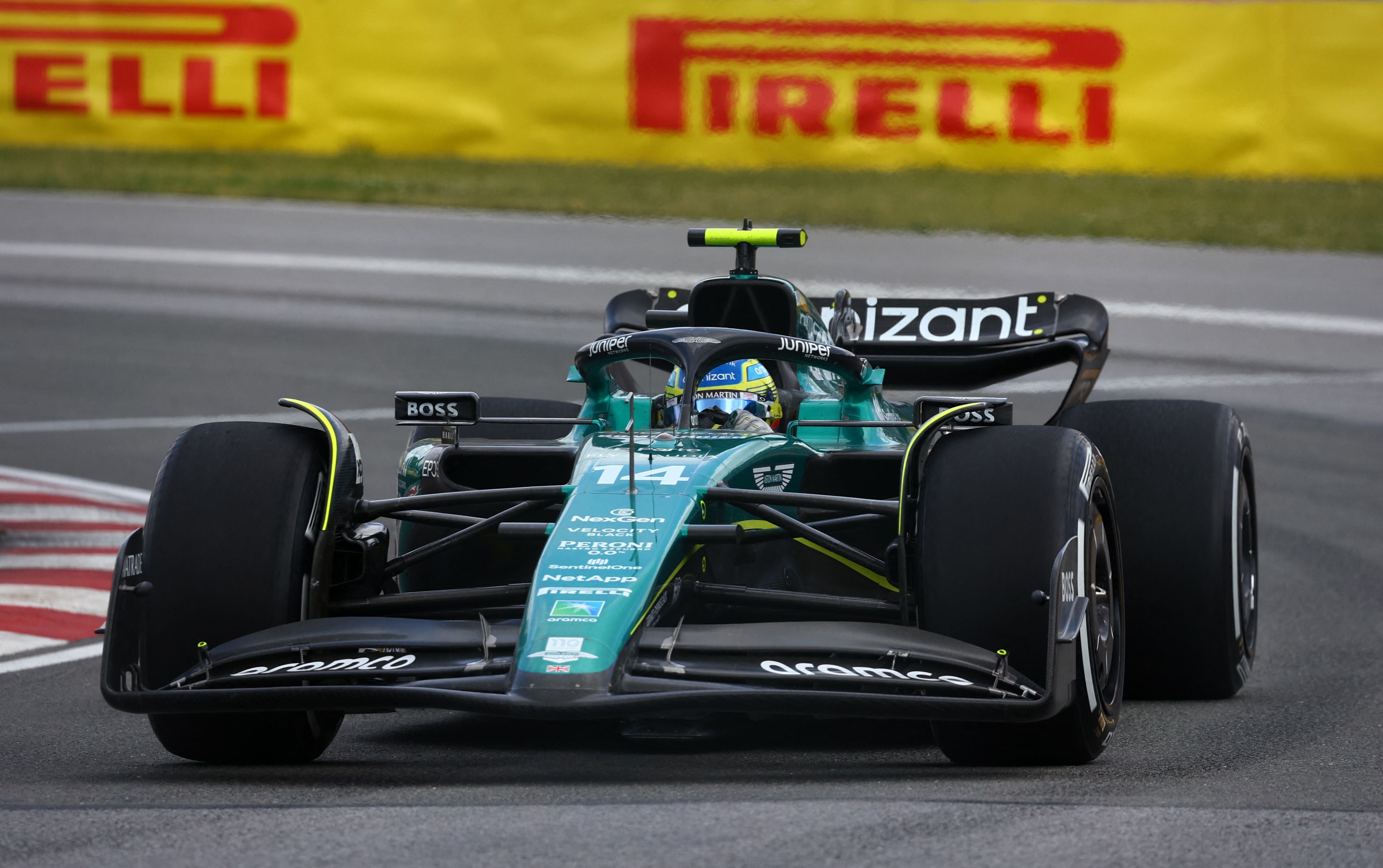 Fernando Alonso durante el GP de Canadá (REUTERS).