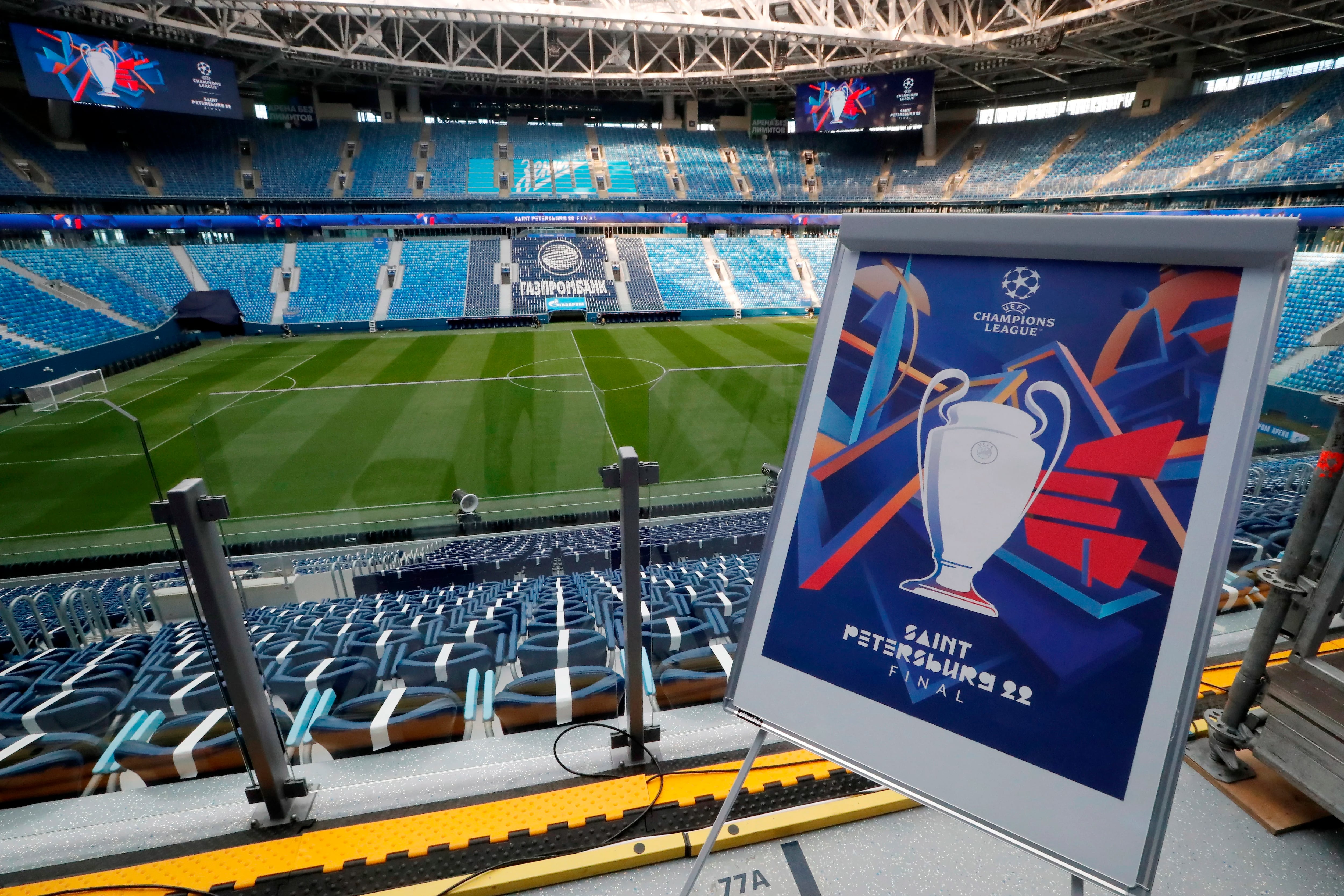 UEFA moves Champions League final to Paris from St Petersburg