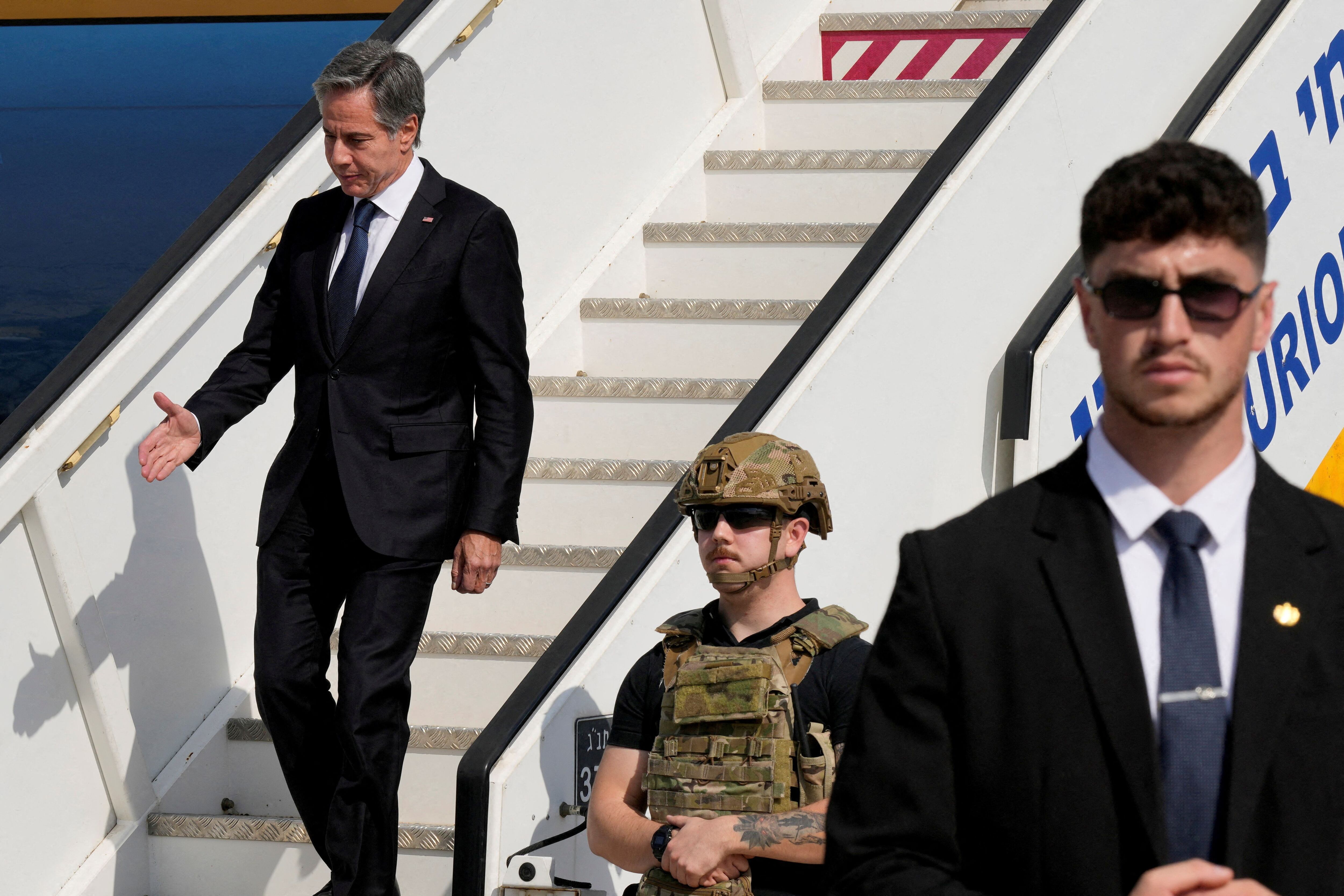 Antony Blinken seguirá su gira por Medio Oriente tras viajar a Israel (Jacquelyn Martin/Pool via REUTERS)