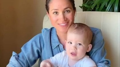 Meghan Markle con su hijo Archie