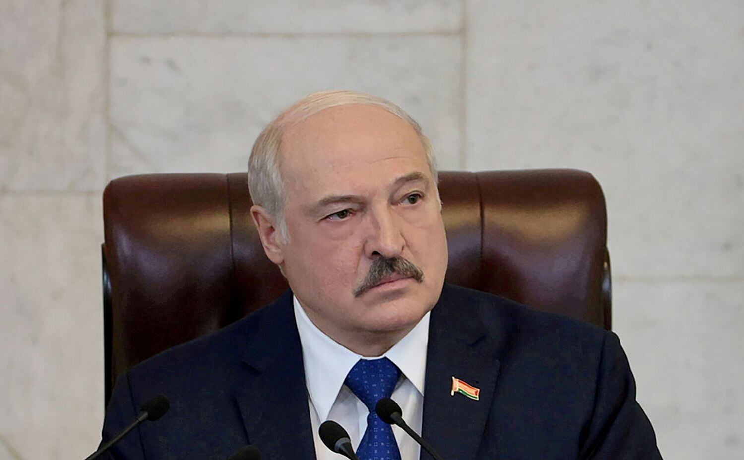 El dictador bielorruso Alexander Lukashenko. Su hijo Viktor es presidente el Cominté Olímpico del país (Prensa Presidencia Bielorrusa a través de REUTERS/archivo)