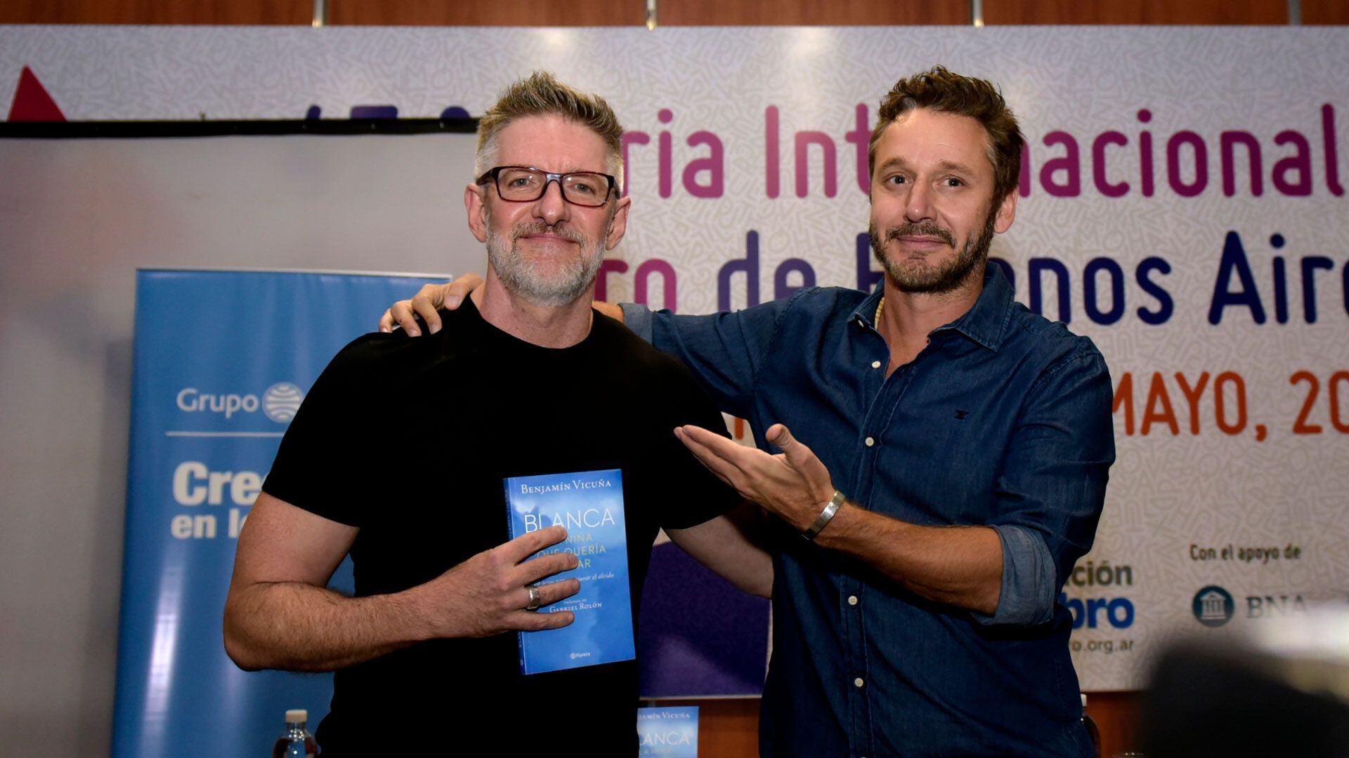 Feria del libro 2023 - Benjamin Vicuña y Luis Novaresio