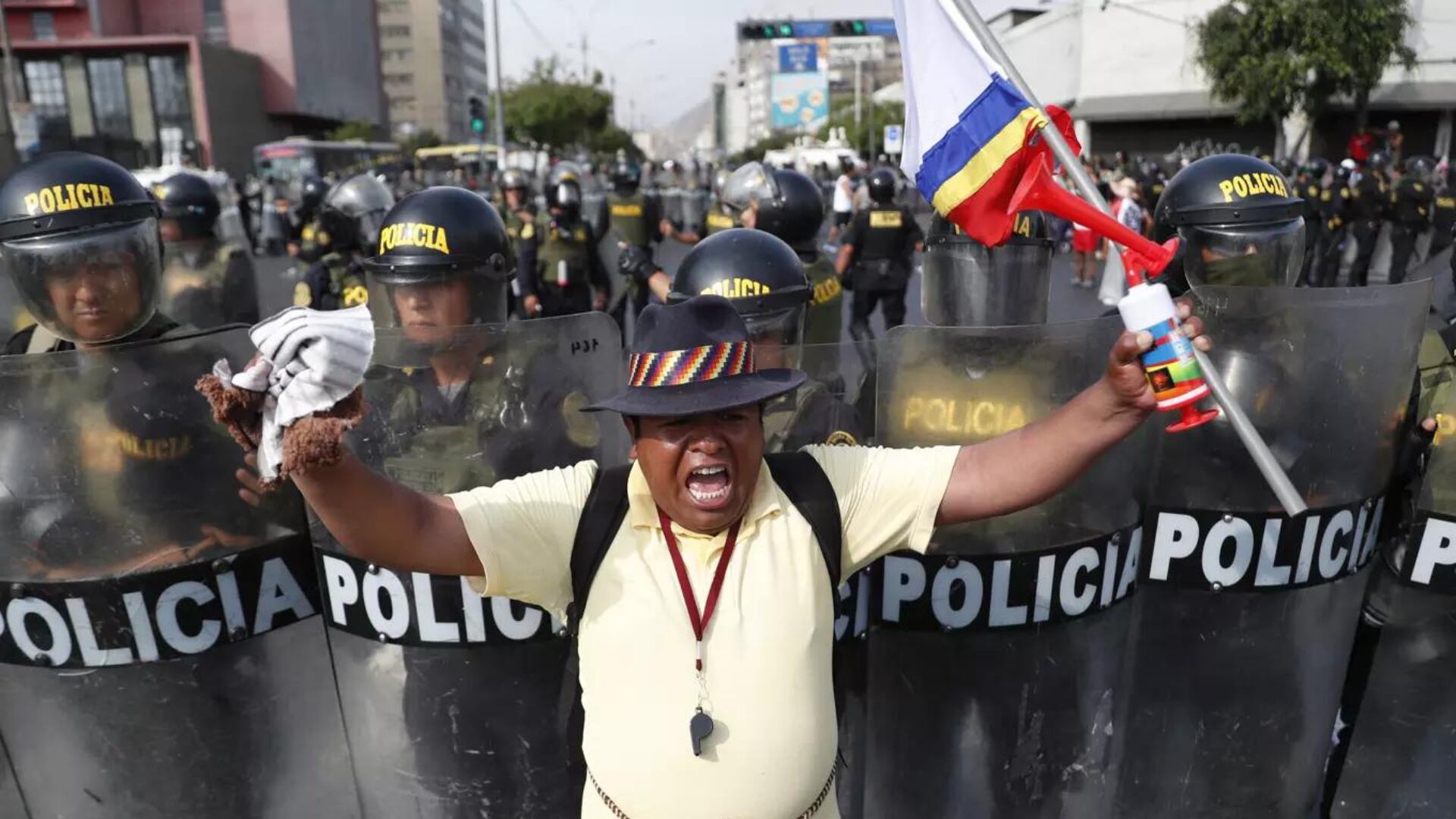 Las manifestaciones en la capital peruana seguirán en los próximos días.