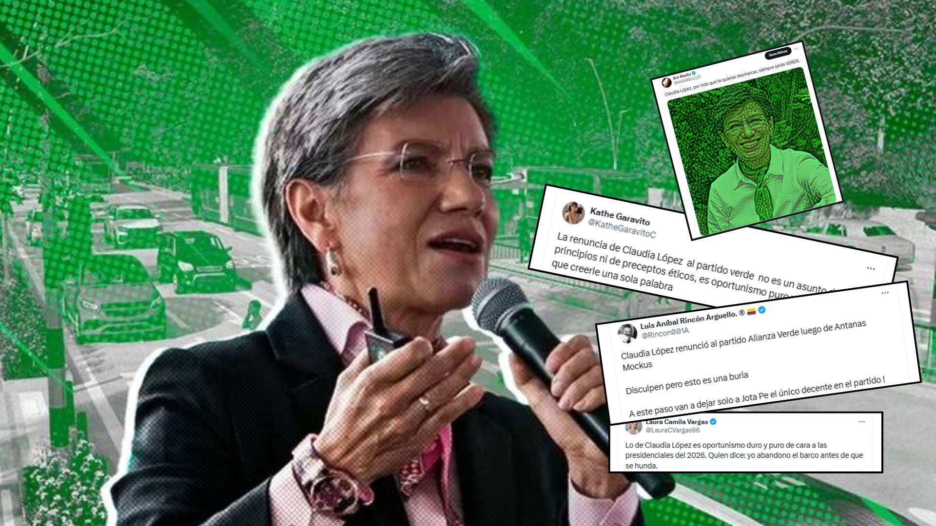 Así reaccionaron en redes sociales al retiro de Claudia López de la Alianza  Verde: “Oportunismo puro y duro” - Infobae