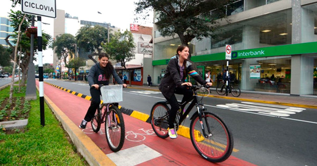 Miraflores es uno de los mejores distritos para manejar bicicleta. Foto: Google