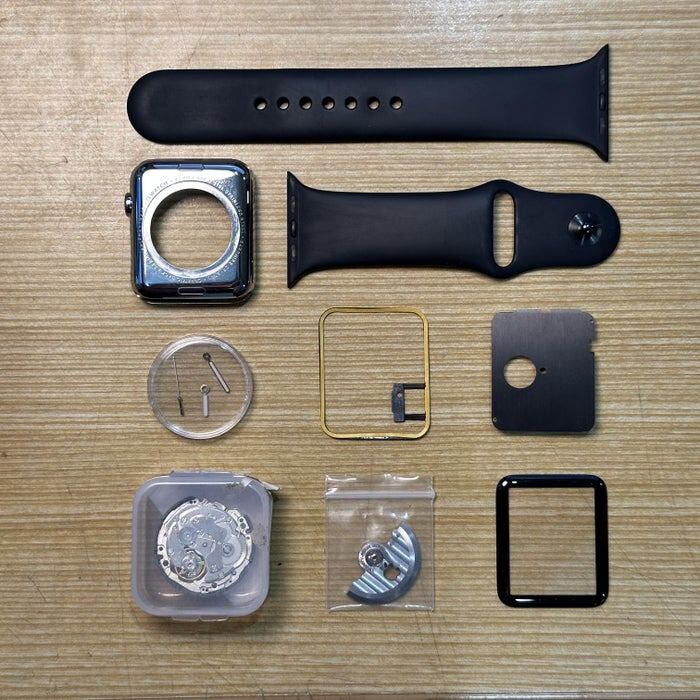 YouTuber crea un Apple Watch mecánico usando basura electrónica. (Jack Spiggle/Instructables)