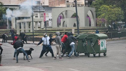 Otra escena de los choques de esta mañana (@LAVOZcomar)