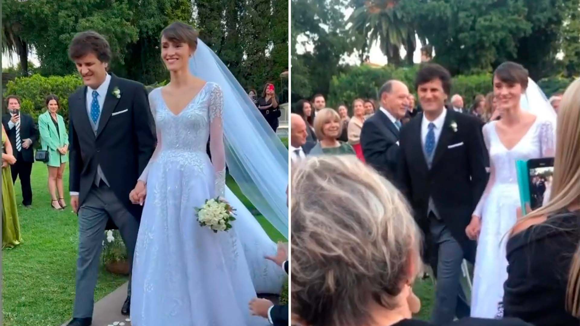 Las fotos y videos del casamiento de Katja la hija Ciro Mart nez