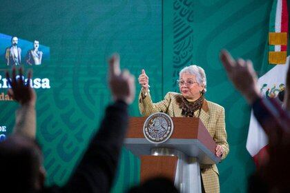 Sánchez Cordero fue la única ministra en la resolución de exoneración del "Góber Precioso" en 2007 (Foto: Presidencia de México)