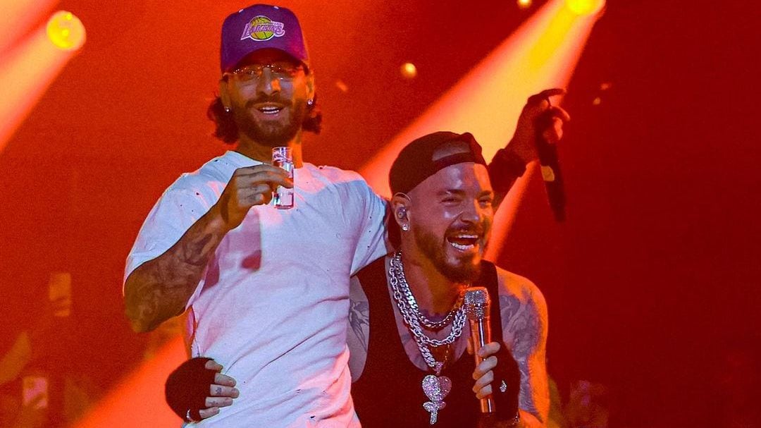 J Balvin La Gran Sorpresa De Maluma En El Lanzamiento De Su Nuevo