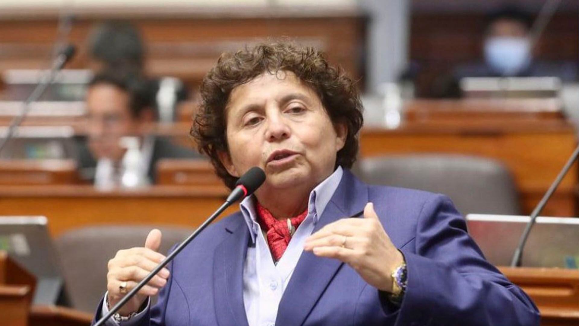 Susel Paredes fue elegida por el Partido Morado pero es congresista no agrupada.