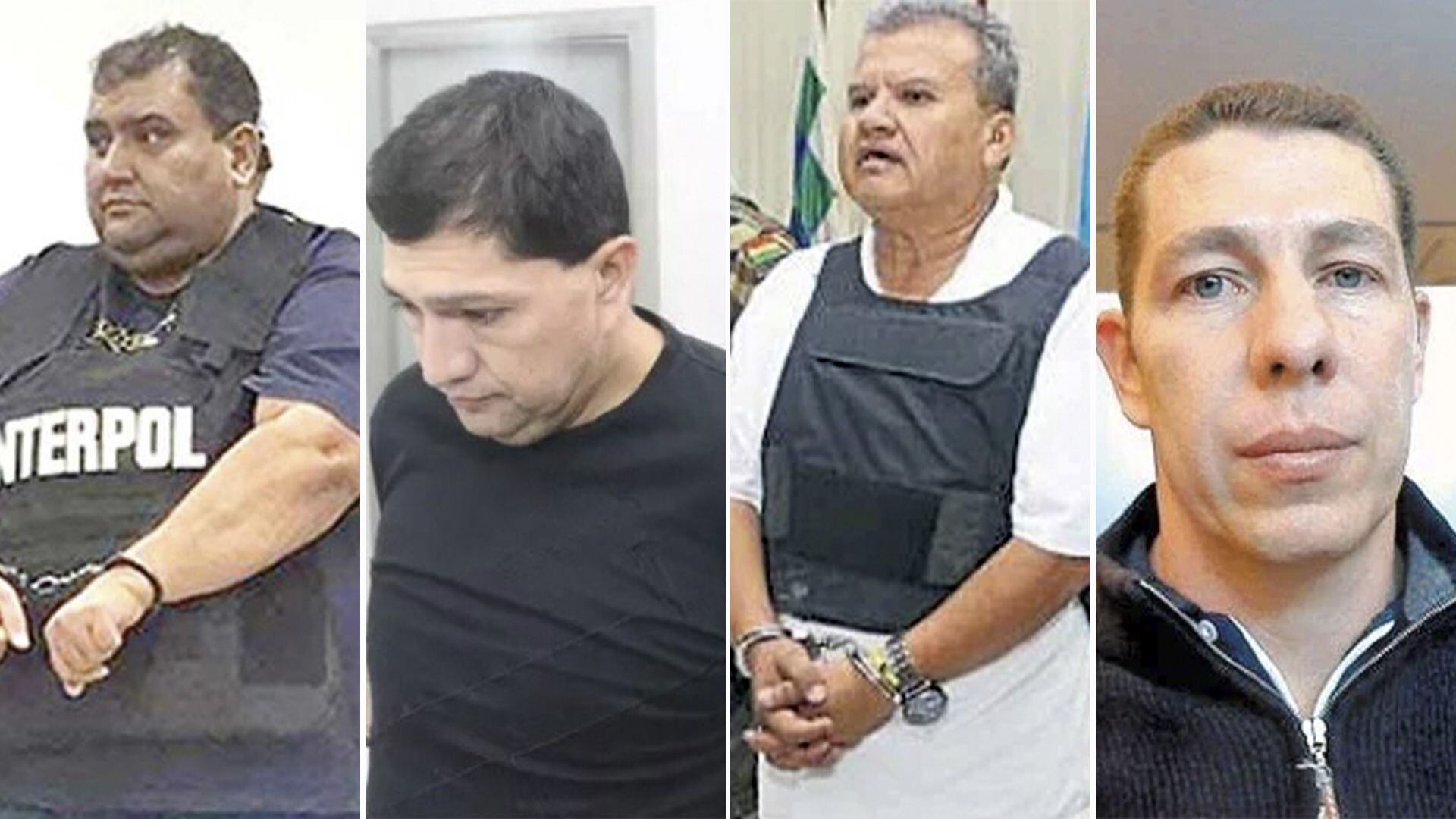 De izquierda a derecha: Jesús Lobo Lima, Jorge Adalid Granier Ruiz, Wilson Balderrama, Erman Triana Peña