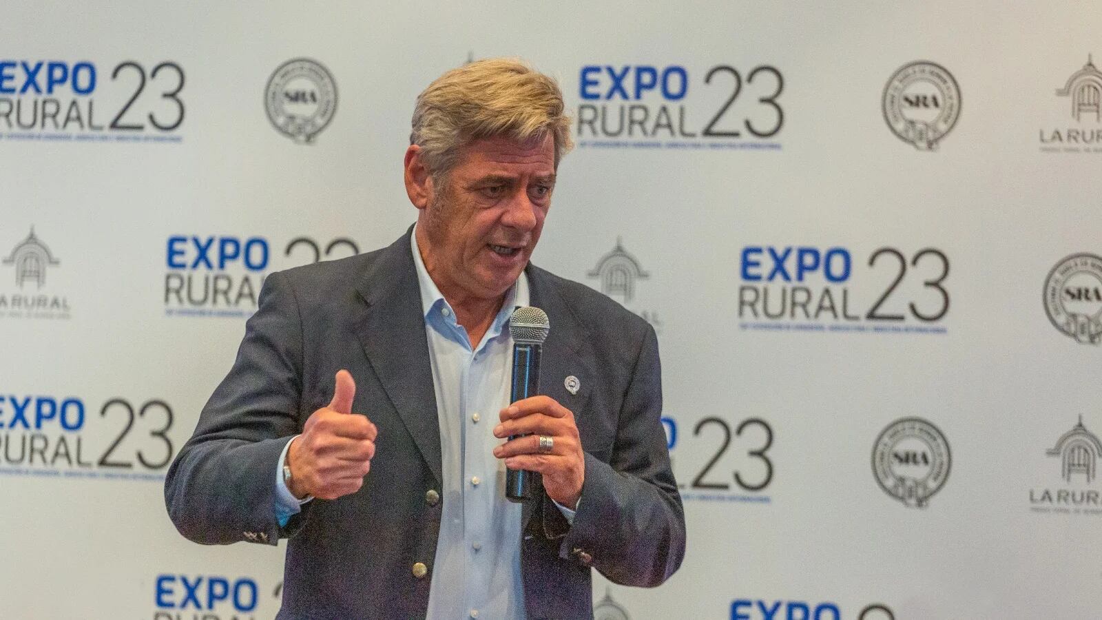 Nicolás Pino, presidente de la Sociedad Rural Argentina