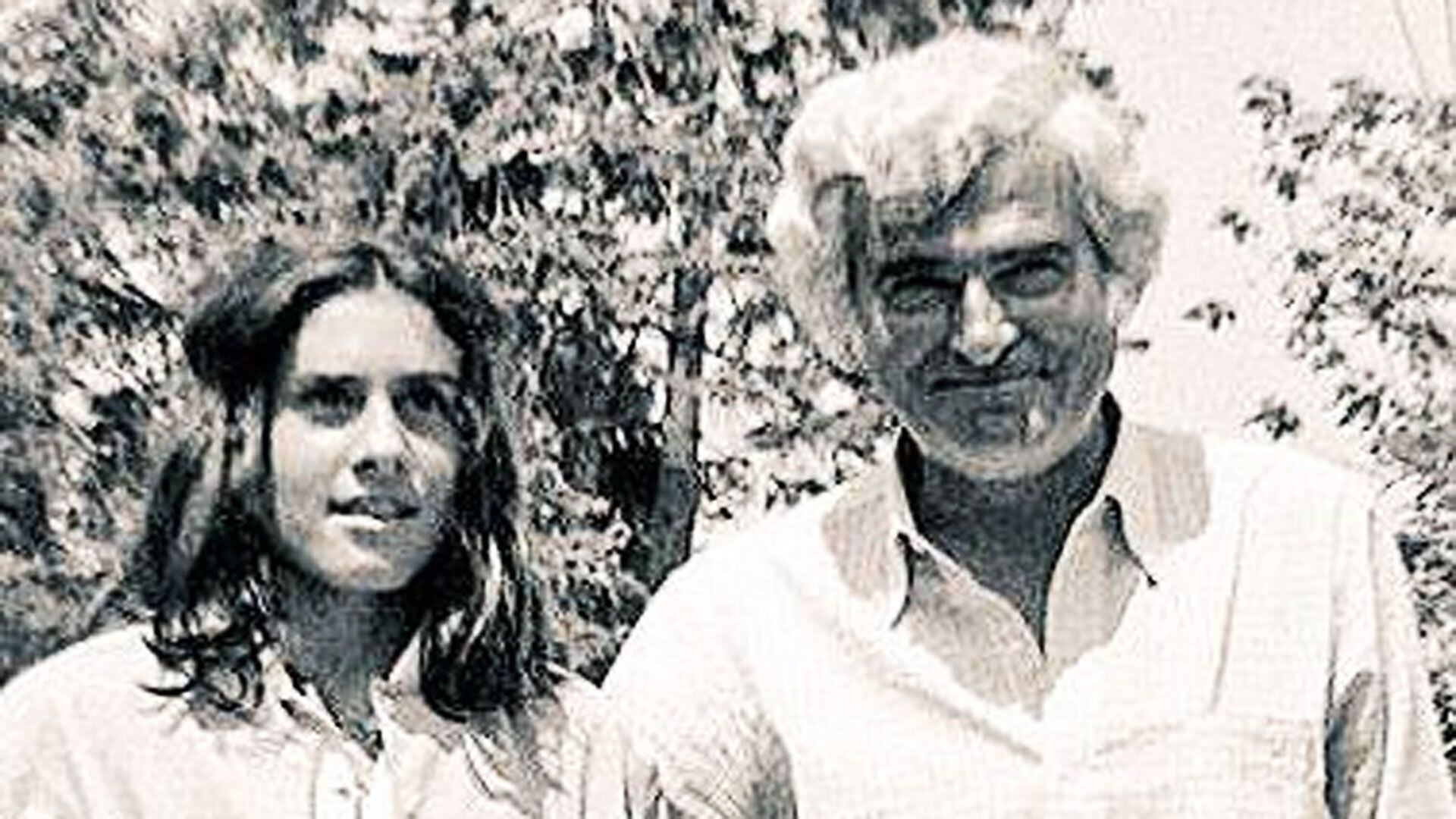 Gaby junto a su padre, Osvaldo Sabatini